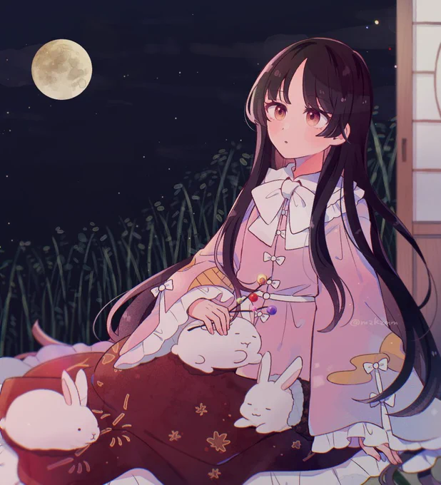 #東方紅楼夢19 お手伝いのお知らせ MatsuYaniさま()の永夜抄アレンジアルバム「ever/last」のイラストとデザインを担当しています。 【い-16a】にて頒布とのことです。boothでもゲットできます! 特設サイト