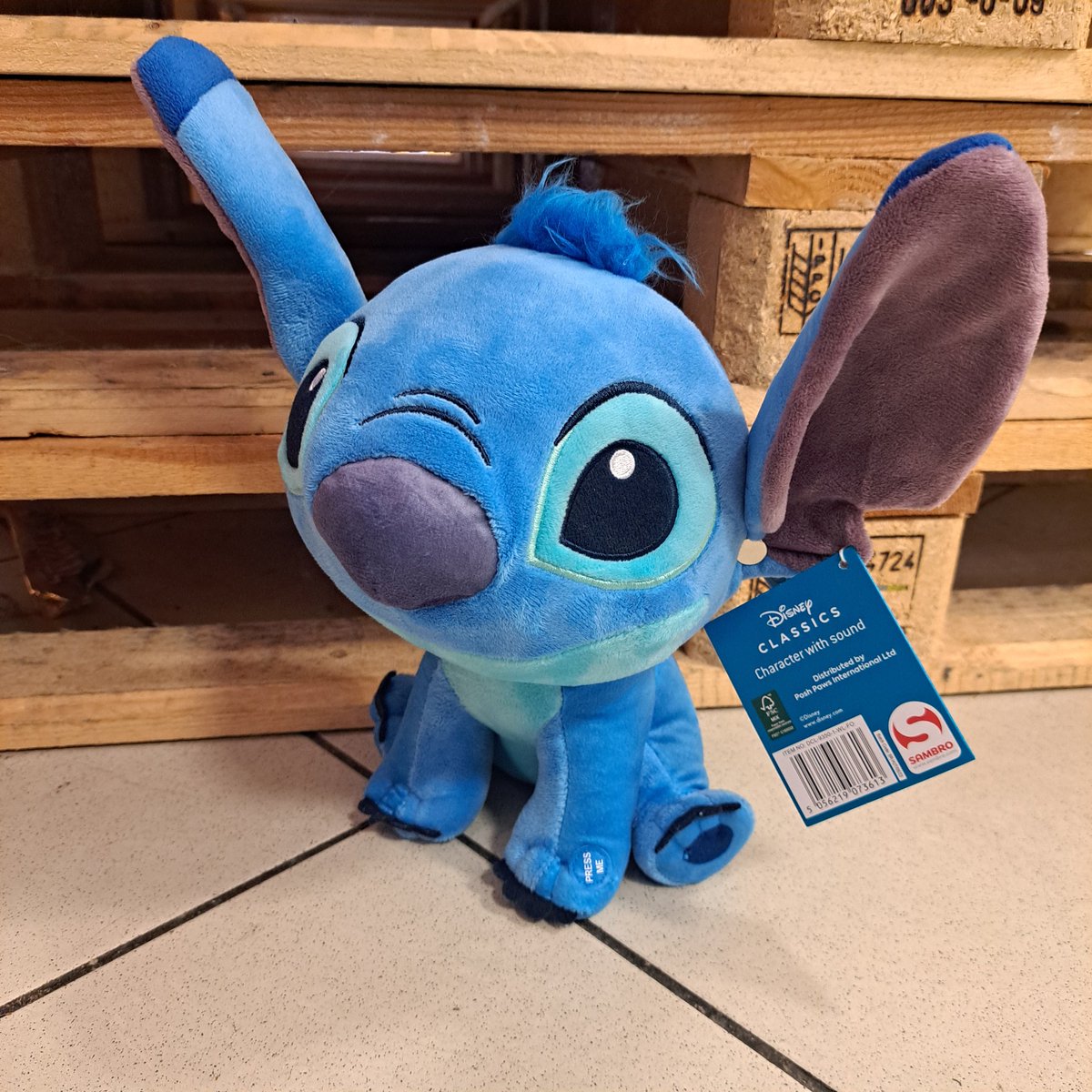 New in-store 🆕️

One of our most requested items, we have Stitch plushies! (And they're musical 😀)

Get one in-store today whilst stocks last &amp; give him a good home!

#LiloAndStitch
#Disney
#hmvForTheFans