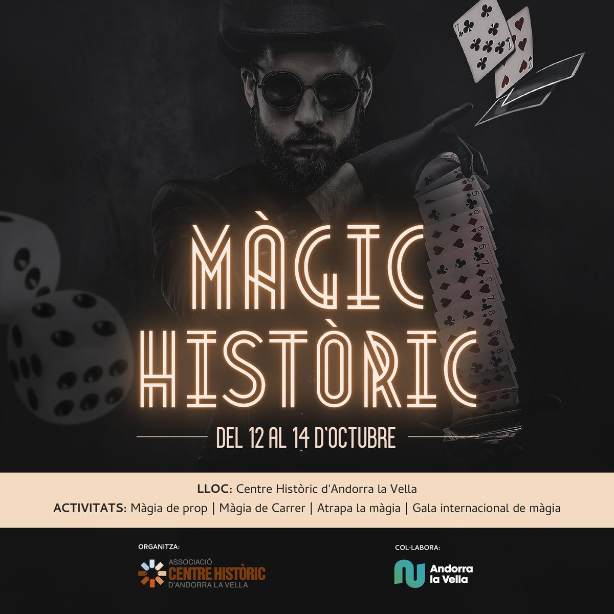 turismeandorra's tweet photo. 🎩🐇 A partir de demà i fins dissabte gaudeix del ‘Màgic Històric’! 

Descobreix el món de la màgia i endinsat pel centre historic @andorralavella_ on podràs gaudir d'una agenda d'activitats increibles!!

👉 Tota la info a https://t.co/SrWElwKzFH https://t.co/uBMdVxBzrK