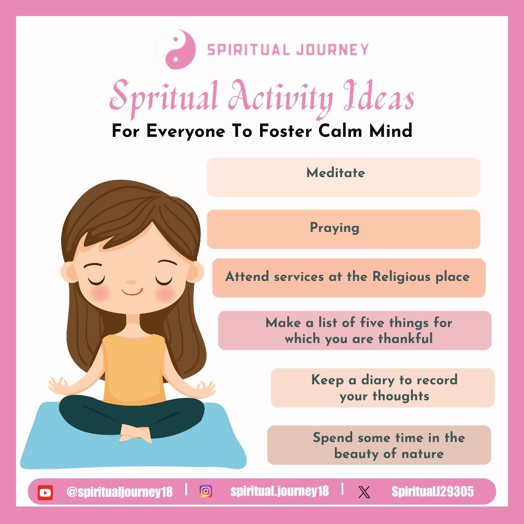SpiritualJ29305's tweet photo. A spiritual practice  is the regular  performance of activities undertaken for the purpose to as union with God. Keep share, like, comment and follow @spiritualj2

#spiritualjourney #spiritualpractice #spiritualactivity 
#spirituality #meditation #gratitudejournal #prayer https://t.co/8jP34Kyiu6