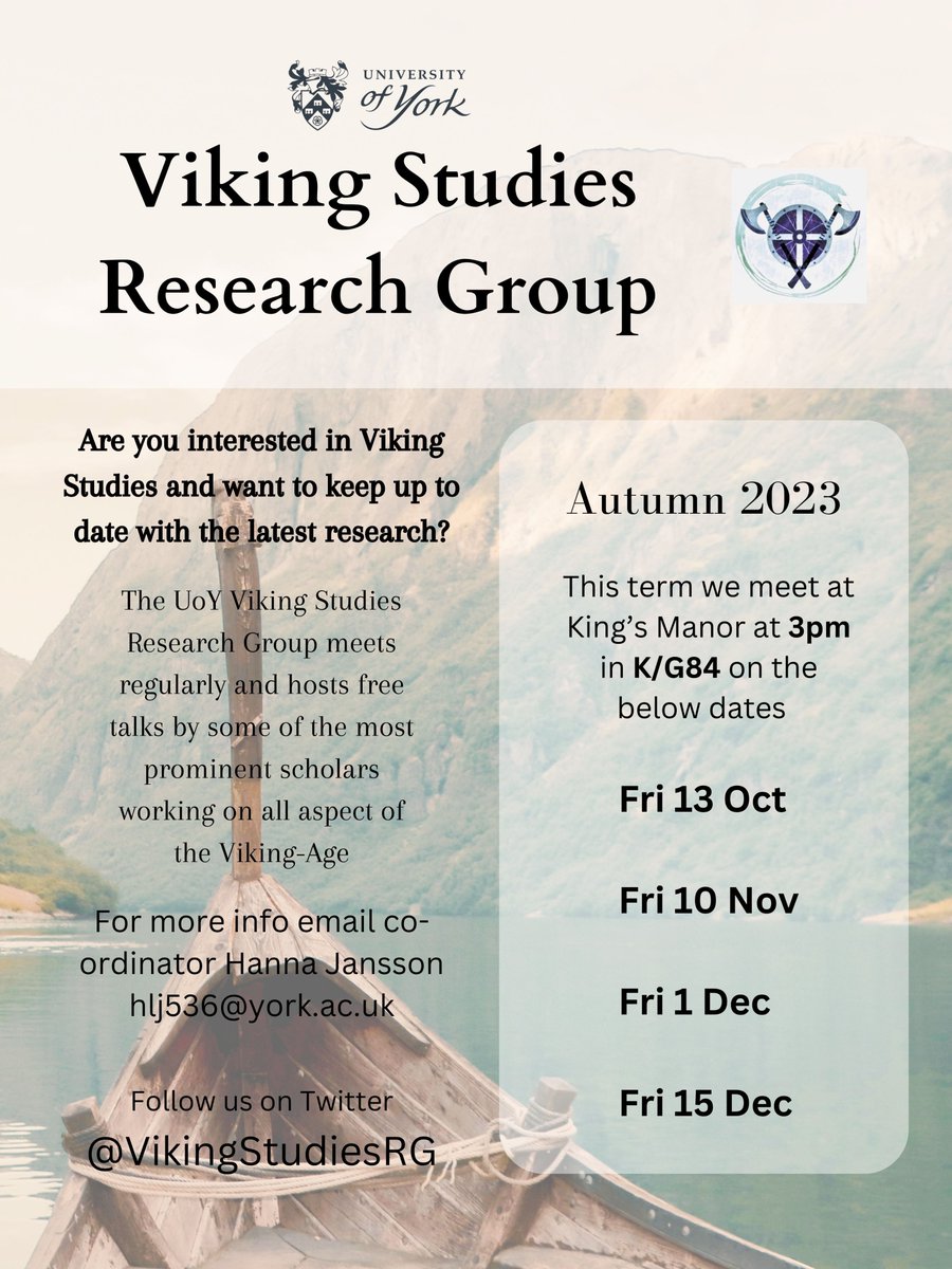 Viking Studies Research Group tweet media