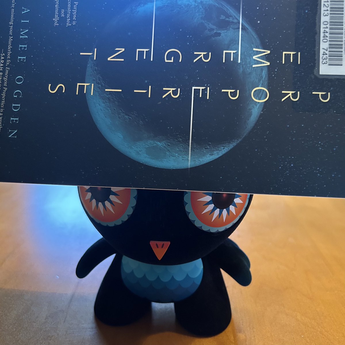 thenextpage22's tweet image. Finished #EmergentProperties
#AimeeOgden
“No, I’m not finished. It’s also maladaptive to reject human things only because they’re human….” Ze touches zir chassis. “I don’t want your misaligned relationship with reality. Or your cognitive biases. Or you’re, you know, greasiness.”
