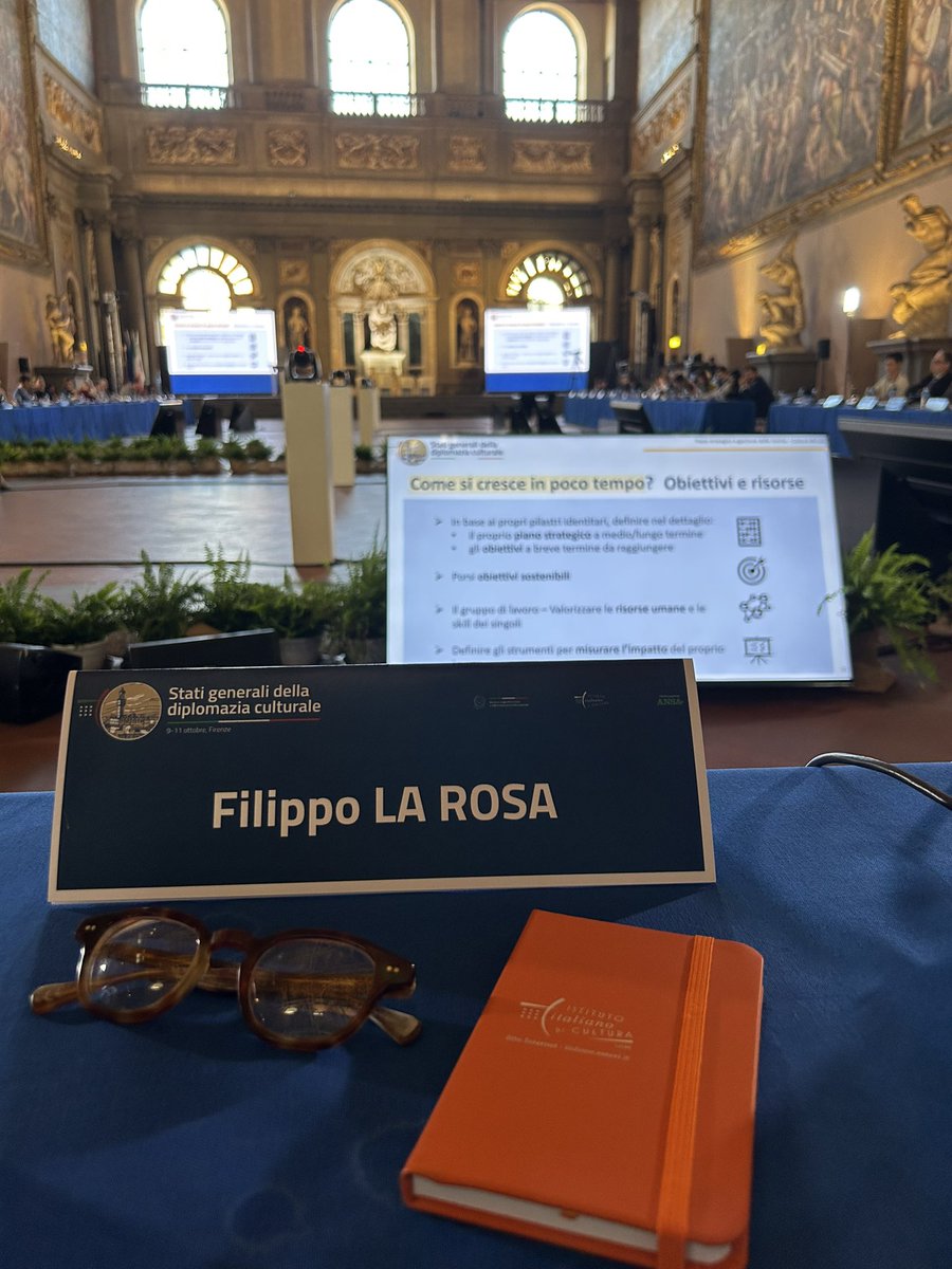 Stanno per chiudersi gli Stati Generali della #DiplomaziaCulturale con le direttrici e i direttori degli Istituti italiani di cultura.

3 giorni di approfondito dialogo su come fare meglio un lavoro bellissimo.