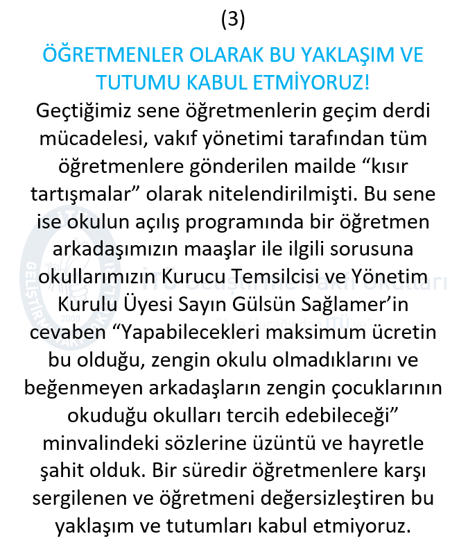 1-Haklarımızı İade Edin!