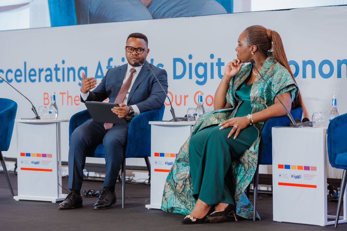 Mr. @yves_Iradukunda, permanent secretary of the Ministry of ICT and Innovation| Rwanda. Said:

“Given where we are now, we may have faith that the digital economy and innovation will, in fact, empower all other economic sectors.”

#AAG2023