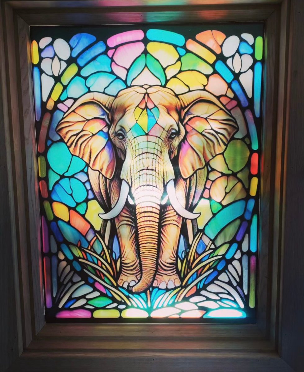 The Auto Skinz team really impressed with this project. The inspiration was a stained glass window, and the team printed on our MD3-205 clear gloss. We think the result is pretty amazing! 

Would you try out something like this?

#windowvinyl #windowgraphics #vinylwrap