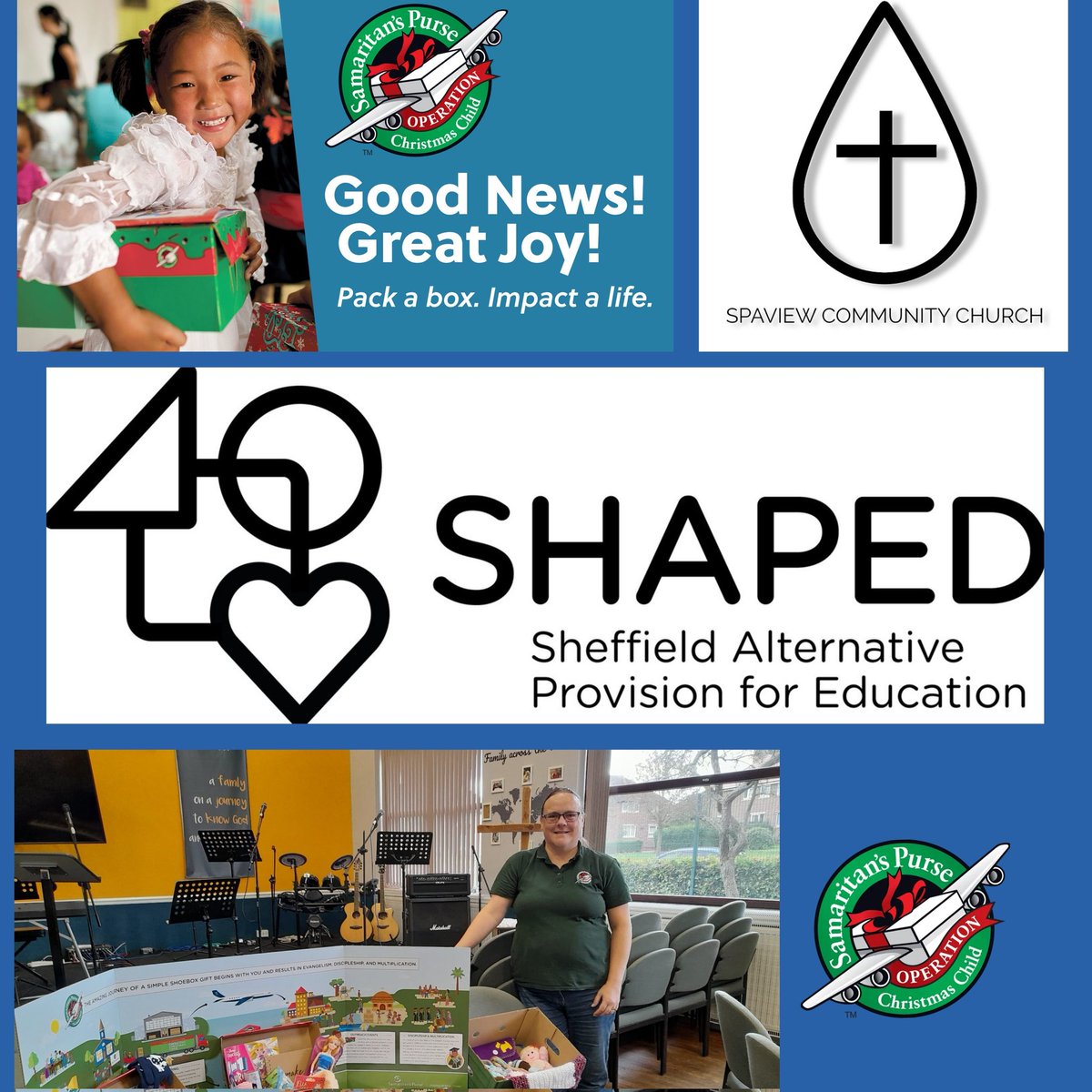 19Lottie's tweet photo. Thank you to
Shaped for putting on a fantastic coffee morning @Spa_ViewCC to raise money for the shoeboxes. An amazing £245 was raised which will pay for 49 boxes to be shipped. The church's Fusion group will be packing the boxes in November. @OCC_UK #ipackedashoebox https://t.co/ur8p8qrpS4