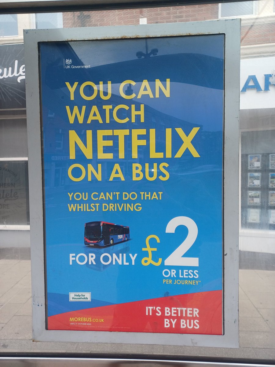 HyperState97's tweet image. Dear uk government (clown show), I leave the house to escape Netflix!! So what if you can not watch  Netflix whilst driving. It's not like you could before ,not that you would do that anyway. How about doing something that is actually worth putting on a billboard at a bus stop.