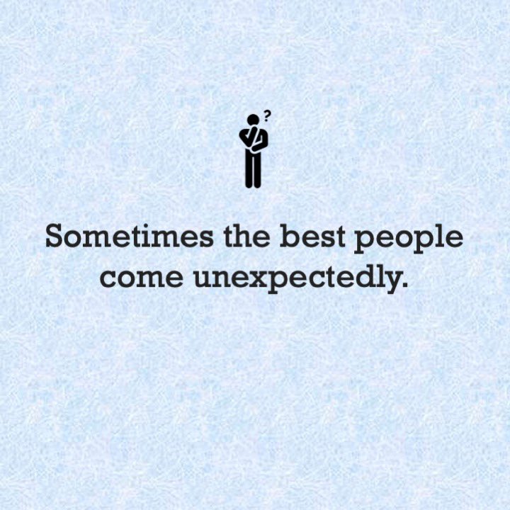 softheart_6am's tweet photo. Sometimes the best people come unexpectedly. https://t.co/fsY5vKKA3O