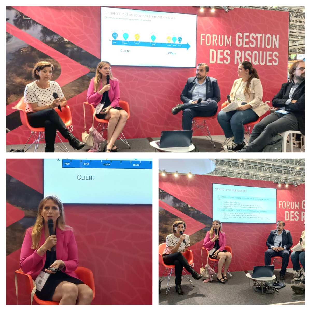 Aujourd'hui, au salon @Pollutec, @MicrobiaE , entreprise accompagnée dans le cadre du programme #CleanTech Booster témoigne avec @BRLGroupe lors d'une table ronde sur la gestion de l' eau.