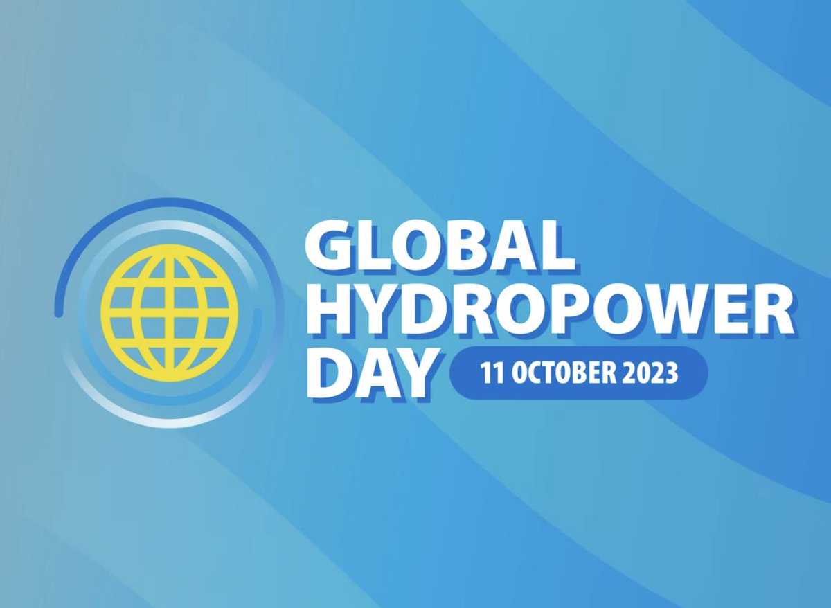 Hoy 11-Oct nos unimos a la conmemoración del Día Global de la Hidroenergía que promueve la @IHA_org 
#GlobalHydropowerDay 
💦🌎💪🏼

linkedin.com/posts/marco-au…