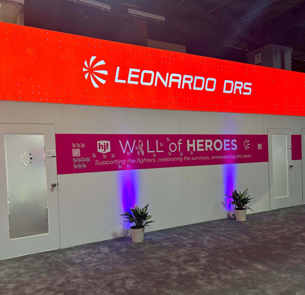 LeonardoDRSnews's tweet photo. There's still time to #StickIt2Cancer at our Wall of Heroes!

For every hero's name placed on the wall, Leonardo DRS will donate $5 to the Henry M. Jackson Foundation, which is dedicated to advancing military medicine.

#DRSatAUSA #OurAgility #AUSA2023 https://t.co/rxtZvnbji1