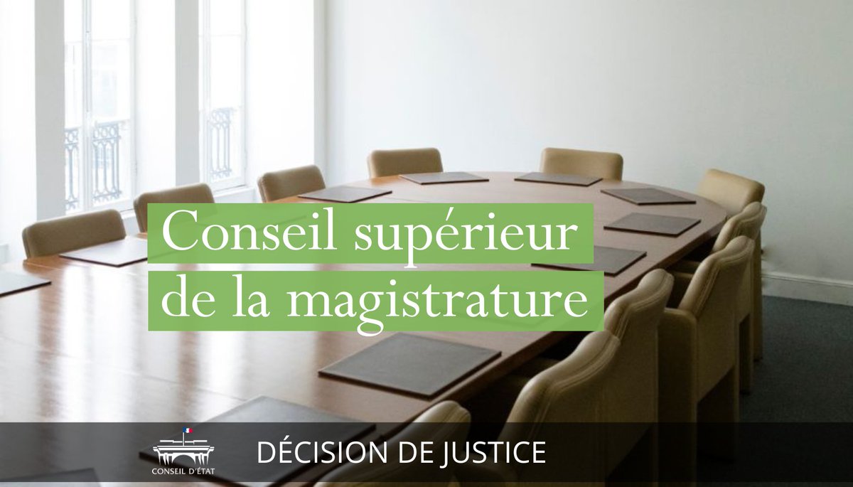 ⚖️ Un magistrat honoraire peut être légalement nommé au Conseil supérieur de la magistrature ➡️ Lire la décision : conseil-etat.fr/actualites/un-…