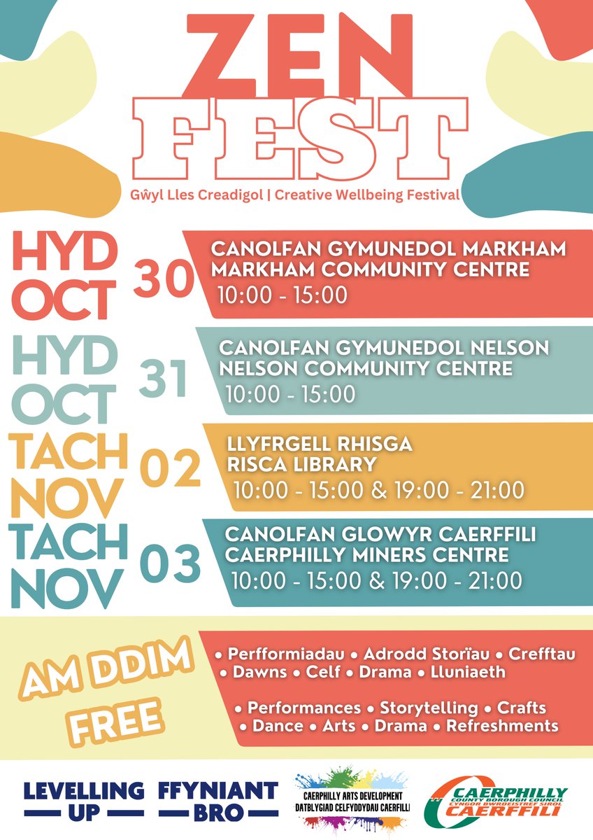 The Inaugural ZenFest is just around the corner and we cannot wait! There is something for everyone at ZenFest... Mae'r ZenFest agoriadol rownd y gornel ac ni allwn aros! Mae yna rywbeth i bawb yn ZenFest ...