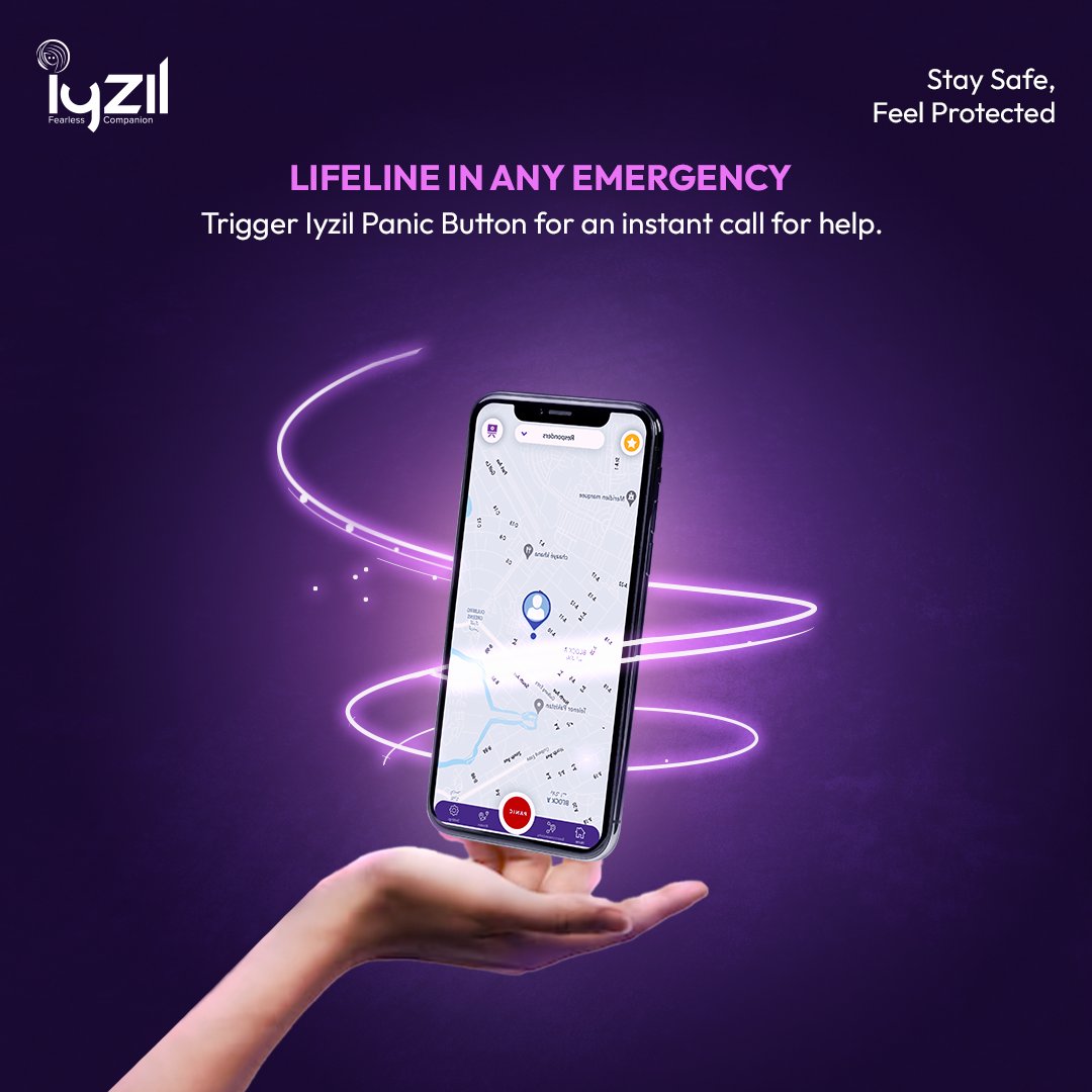 iyzilofficial's tweet photo. Whether facing unexpected obstacles or navigating unfamiliar territory, you can do so fearlessly, with peace of mind, knowing that help is just a "Panic Button" away with Iyzil. 

Learn more:
https://t.co/ILOk81C32k https://t.co/afYwHb9nIa
