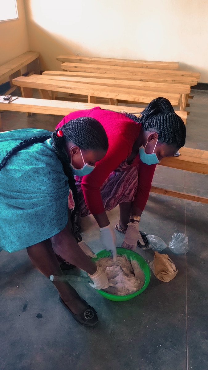 Happening now: single mothers in Mushishiro sector, Muhanga district, have started practicing making liquid soap and soon will be ready to be used, while heading to solid soap! <a href="/AlbertineNyira2/">Albertine Nyiraneza</a> <a href="/DanChurchAid/">DanChurchAid</a> <a href="/RWN_WomenNet/">Rwanda Women's Network</a> <a href="/girlsofdestiny0/">Girls of Destiny (G.o.D)</a> <a href="/rwamrec/">RWAMREC</a> <a href="/actionaidrwanda/">ActionAid Rwanda</a> <a href="/Duhamic1/">DUHAMIC-ADRI</a>
