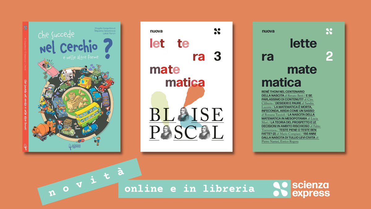 📷Scopri le ultime uscite Scienza Express: scienzaexpress.it