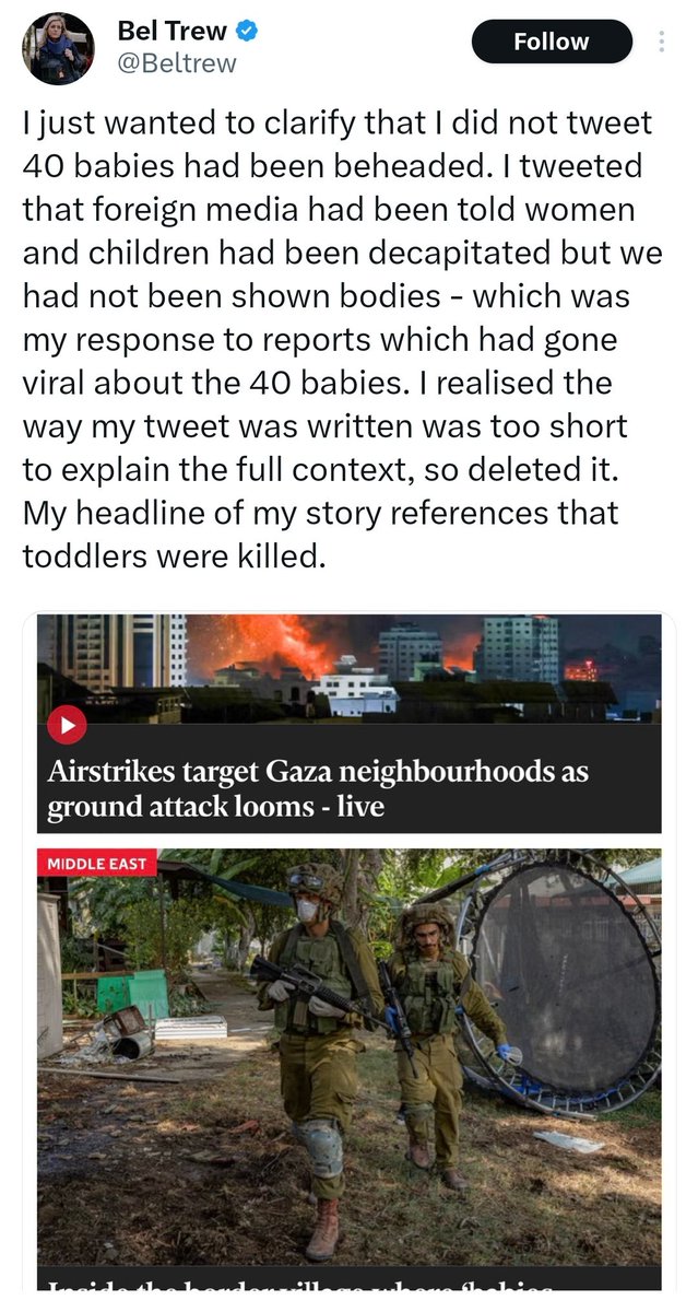 zoo_bear's tweet photo. THIS IS HOW PROPAGANDA WORKS. JOURNALISTS, UNFORTUNATELY ARE FURTHERING FUELING THE WAR. This story of '40 babies being beheaded' has now been shared on front pages only News Papers across the world. But this tweet will hardly reach to less than 1% of people who read front page. #Isarael #Palestine #FakeNews