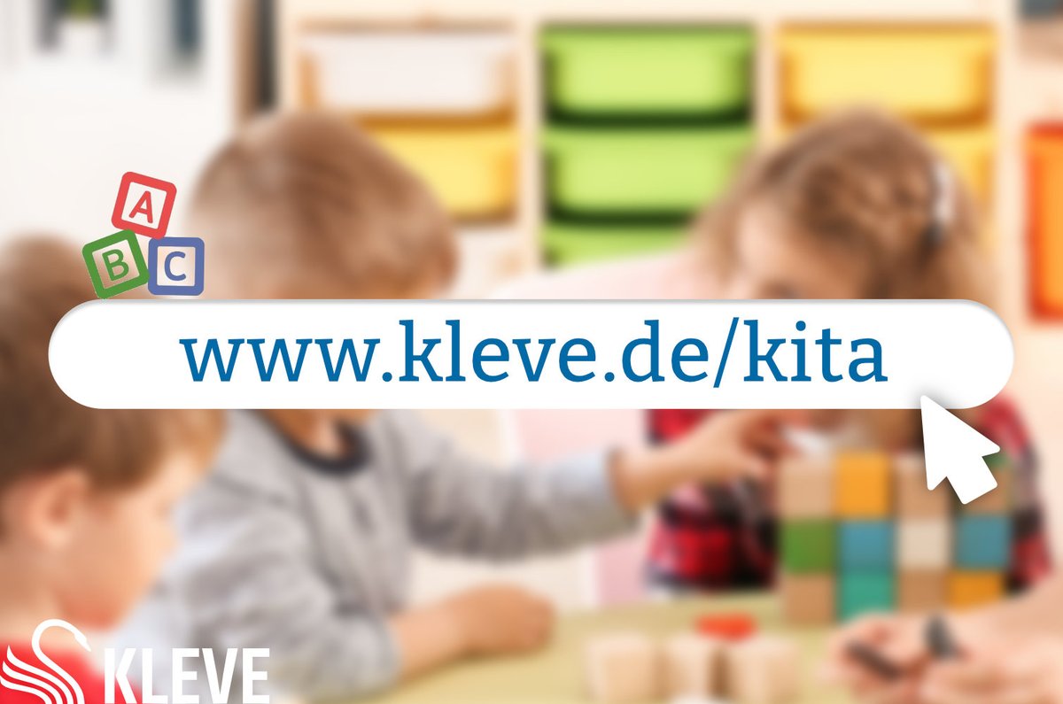 Eltern können ihren Betreuungsbedarf in Klever Kitas für das Kindergartenjahr 2024/2025 jetzt online anmelden: kleve.de/stadt-kleve/ra…