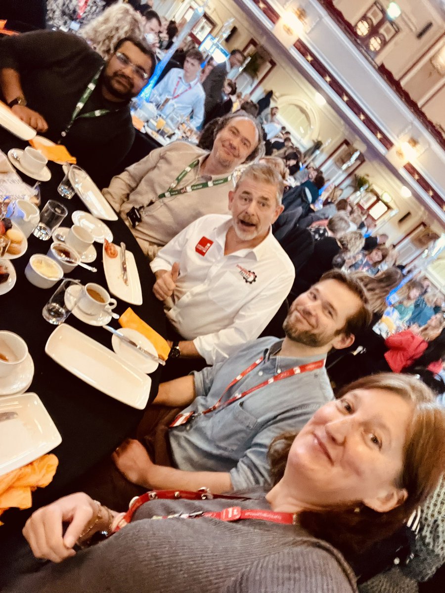 Celebrating staff at kings hall. Privileged to work with this great bunch 😊 @StaffsUni