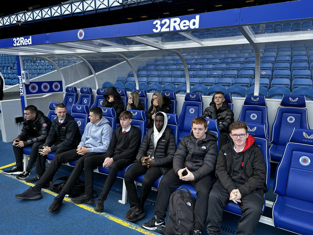 GHSNextStep's tweet image. Great day @RangersFC with S4s learning about careers on offer in sports and the degree programme offered by the club. Even got a stadium tour! @GovanHighSchool @RFC_Charity