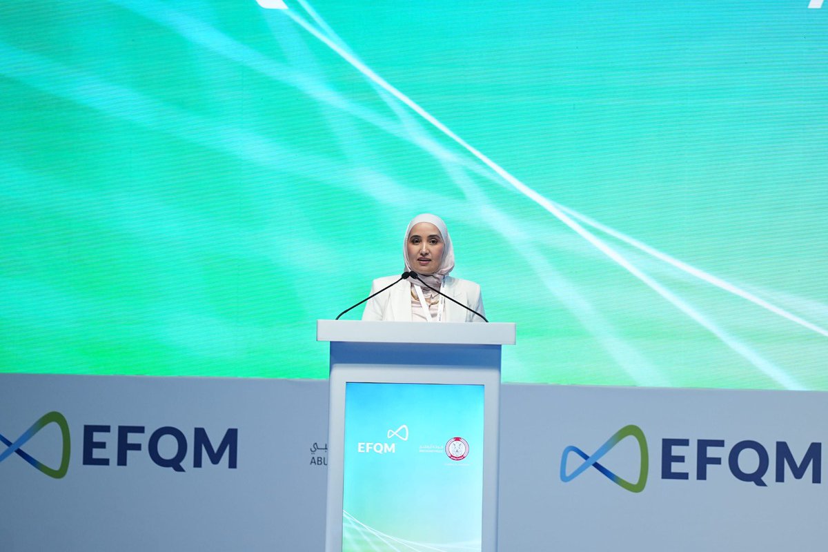 EFQMMiddleEast's tweet photo. اختتمت إسراء مبيضين، المديرة الإقليمية ل EFQM في الشرق الأوسط، اليوم الأول من النسخة الثانية مؤتمر الشرق الأوسط. https://t.co/87ESdoMHX3