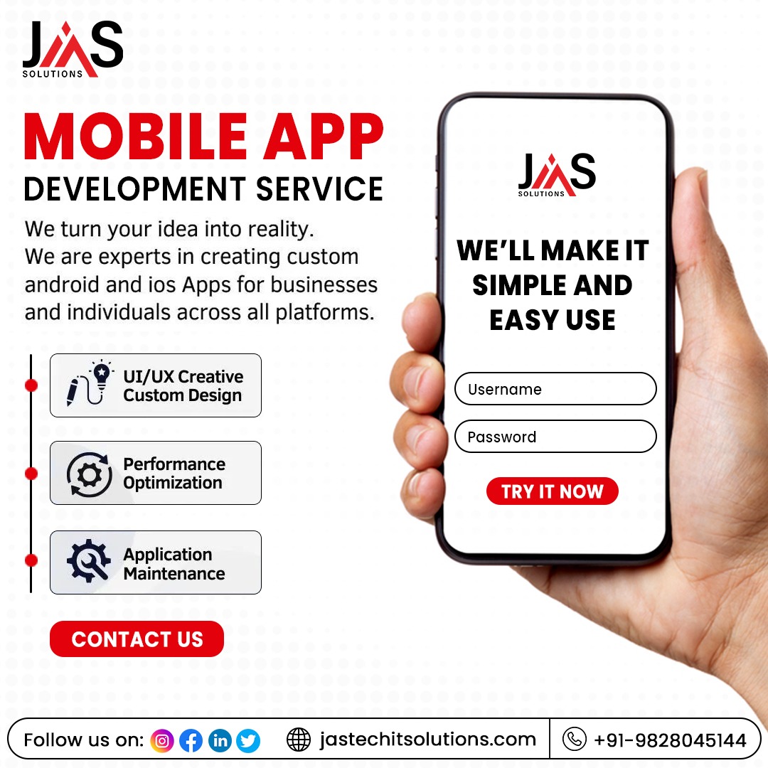 JasTechIt's tweet photo. Together, you and our talented development team will design a special app that satisfies your demands. 

🌐 https://t.co/Bw5O04vuuE

#mobile #app #apps  #mobileapp #mobileapplication #application #coding 
#programming #code #programer #ui #ux #design #marketing #digital https://t.co/jzwUYFLoTd