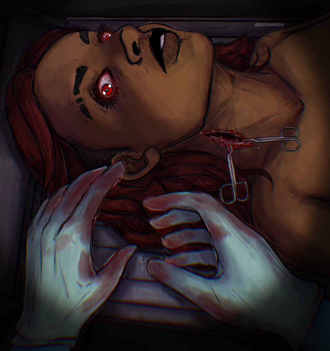 erennren_'s tweet photo. 5) AUTOPSY
#inktober #goretober #goretober2023 #art #oc #erennren https://t.co/eMa6L9eNnO