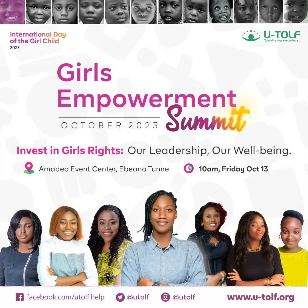 utolf's tweet photo. Celebrating International Day of the Girl Child 🌟

On this special day, we honor the incredible strength, resilience, and potential of girls around the world. Every girl is a beacon of hope, a force of change, and a source of inspiration. They are the future leaders, https://t.co/37aJ7Plmvc