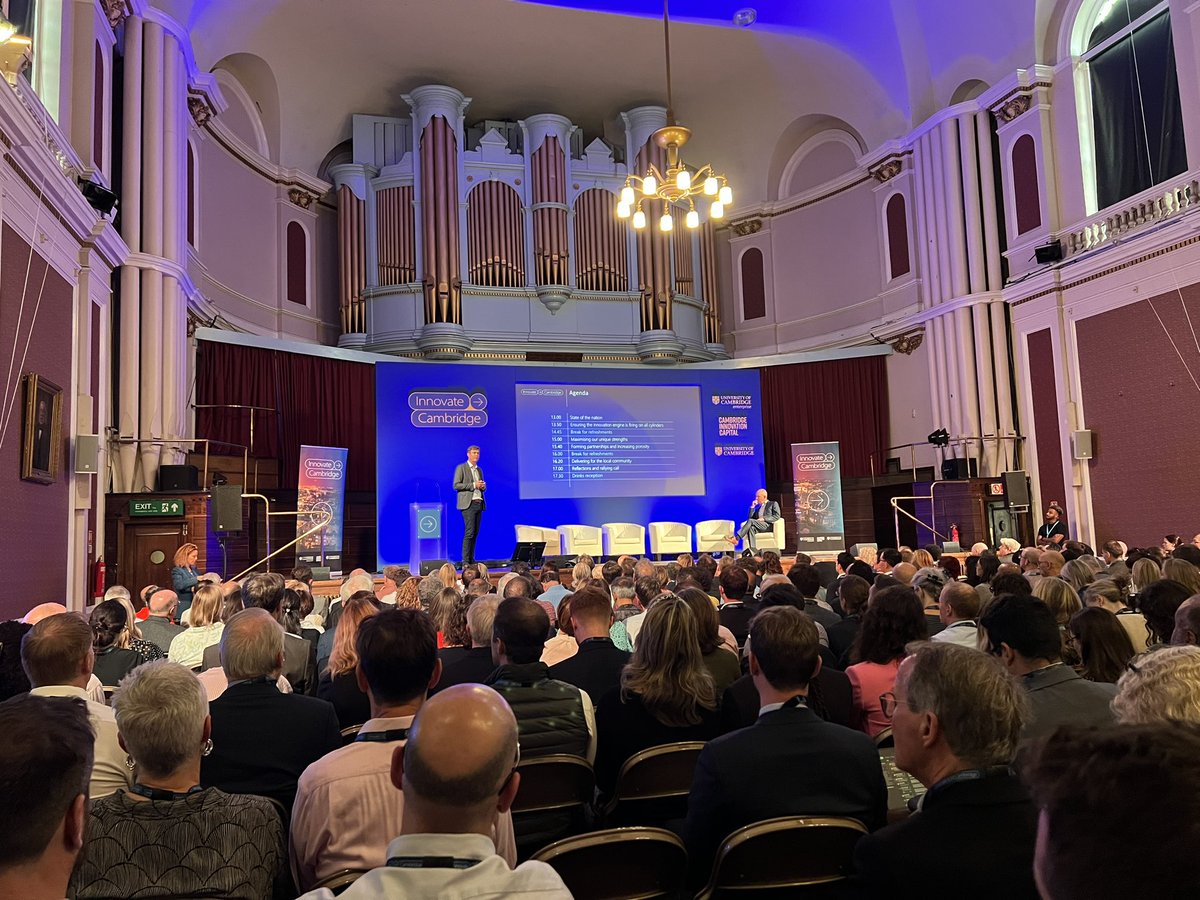 thorpesi's tweet image. Not surprising at all to see a huge turnout at #InnovateCambridge to focus on #innovation in the decade ahead
@Cambridge_Uni @cic_vc @UCamEnterprise #knowledgeeconomy #IP
