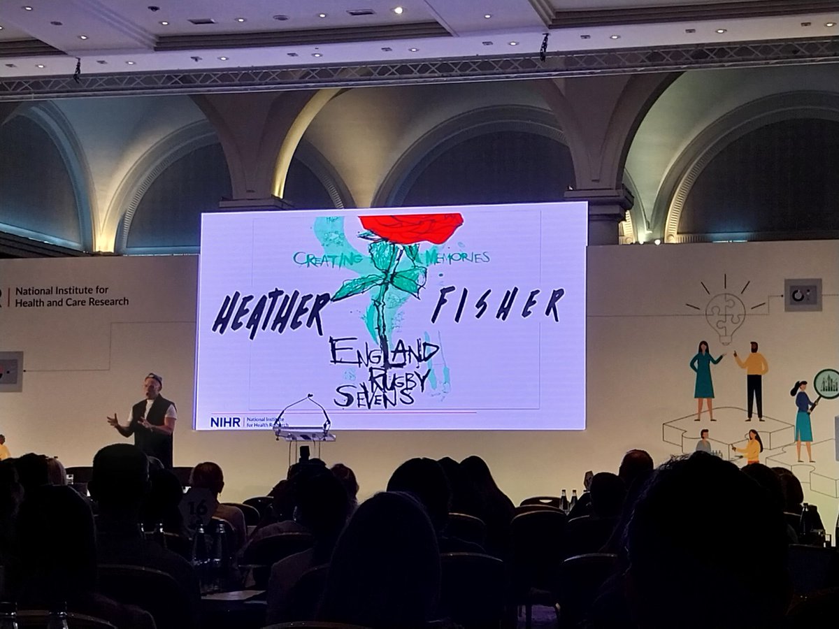 Nat_Beebe's tweet photo. Talking about leading with your values when the team's mood is low was really thought provoking.  Thanks @Hfisher2012 for spending your time at #nihramc23 and talking... https://t.co/YmpIzhs9SX