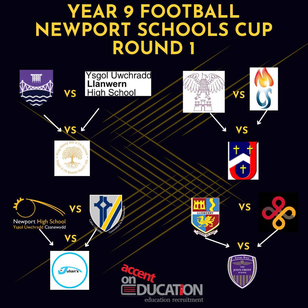 Newport Schools Cup (@nptschoolscup) on Twitter photo It's time for ⚽️🏆 news!
<a href="/AccentOE/">Accent on Education</a> Secondary Schools KS3 Cup Draw
Who will make the Finals this year? It's time for ⚽️🏆 news!
<a href="/AccentOE/">Accent on Education</a> Secondary Schools KS3 Cup Draw
Who will make the Finals this year?