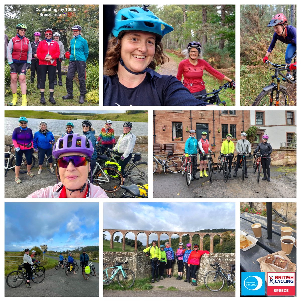 Here is our latest photo summary of our recent <a href="/BreezeCycling/">Breeze</a> activity, which has included gorgeous views, Breeze mountain bike riding and one ride leader's celebration for leading 100 Breeze rides 🚴‍♀️🚵‍♀️ 🤩

Join in the fun on a Breeze ride near you: letsride.co.uk/breeze