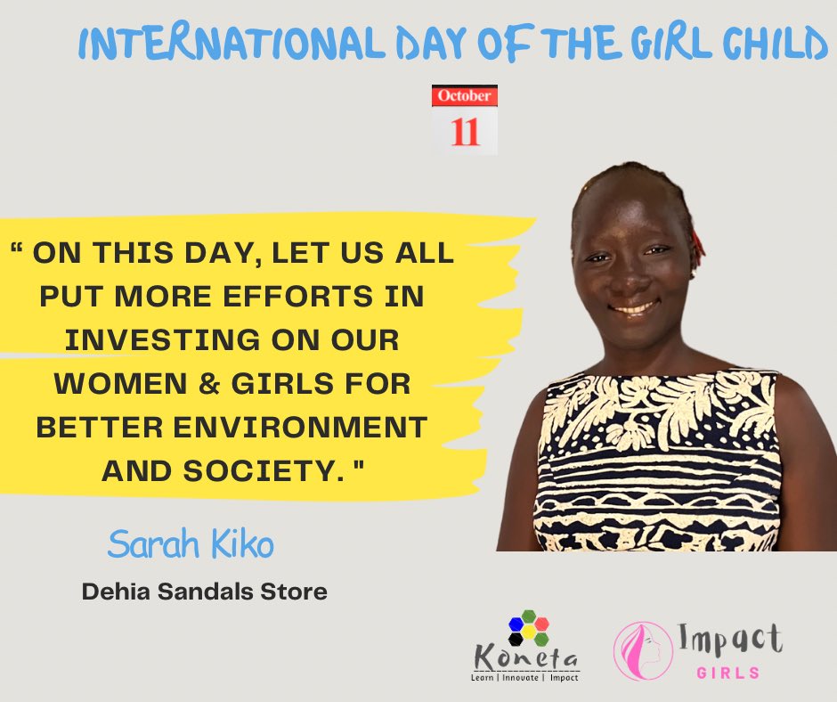 1/2 Happy International Day of the Girl Child. Today we have collected the voices of different young people to speak about their opinions on women and leadership. Scroll through to hear more from them. #girlchild #DayoftheGirl #GirlsEmpowerment #Southsudan #konetahub
