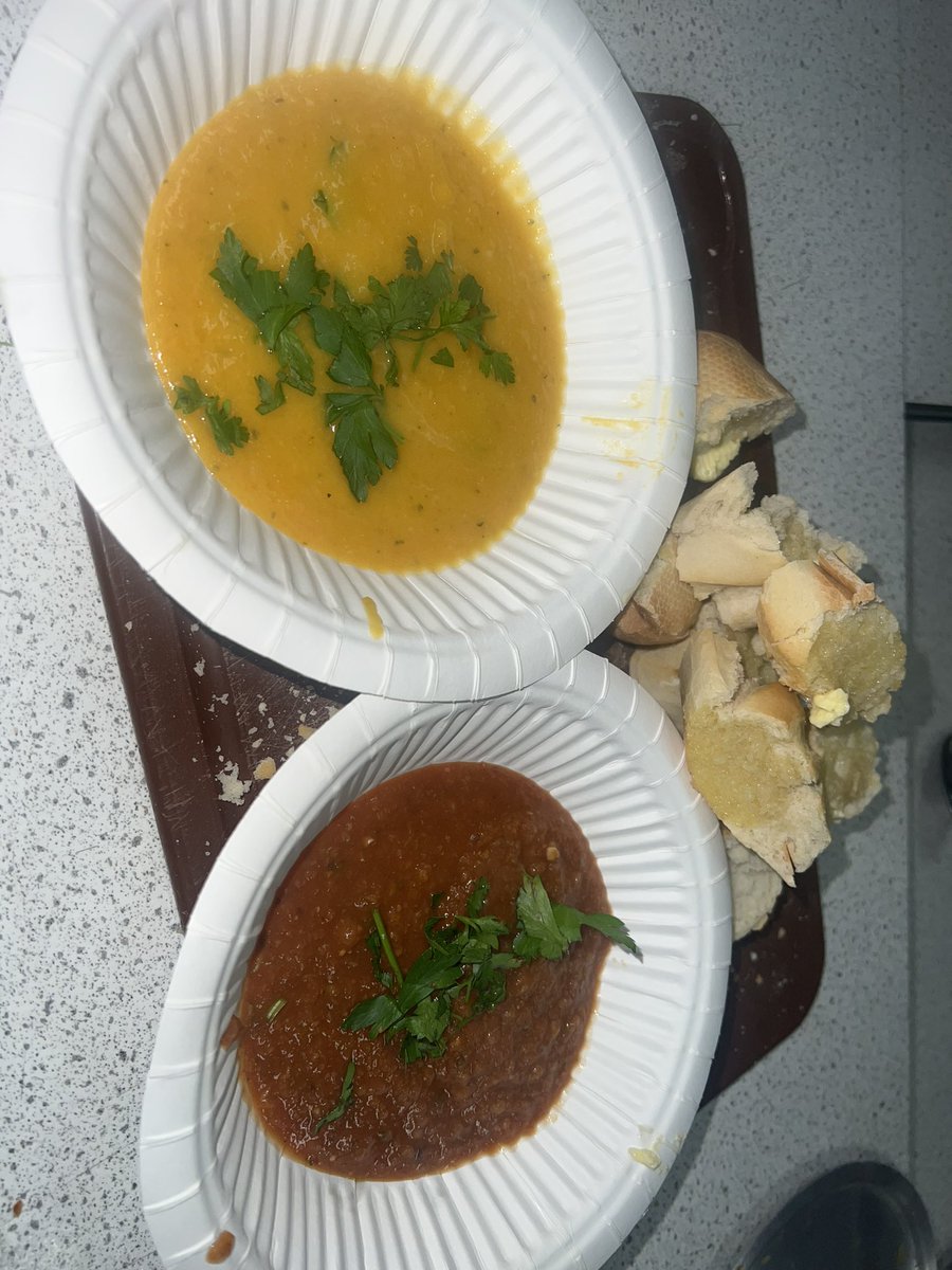 MrsOrwinPE's tweet photo. KS3 practicing their chopping methods today. The vegetables have then been made into free soup for all students @AstreaDearne and it is going down a treat! 😋 https://t.co/XNnk8LXdon