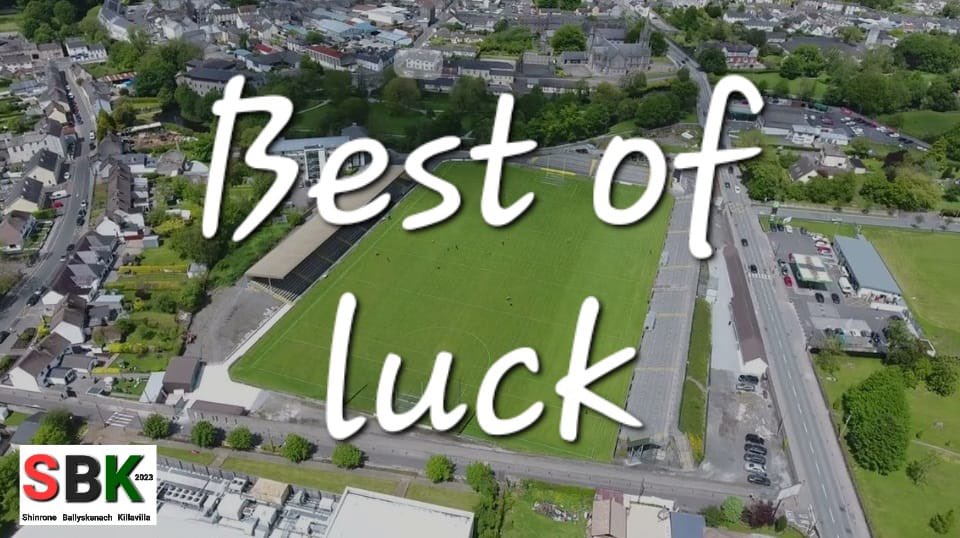 Best of luck to our neighbours and SBK underage partners Shinrone Hurling club in the county final this Sunday. All roads lead to St Brendan's Park in Birr as they take on Kilcormac Killoughey, a repeat of last year's final.