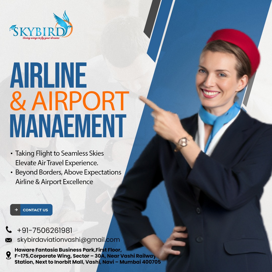 skybirdaviation's tweet image. above expectations, we deliver excellence in every aspect of aviation. 
☎️+91-7506261981
#SkybirdTravel #ElevateAirExperience #AirlineManagement #AirportManagement #TravelInnovation #FlyWithSkybird #AirTravelExcellence #SkybirdJourney #TravelSolutions #AirportEnhancements