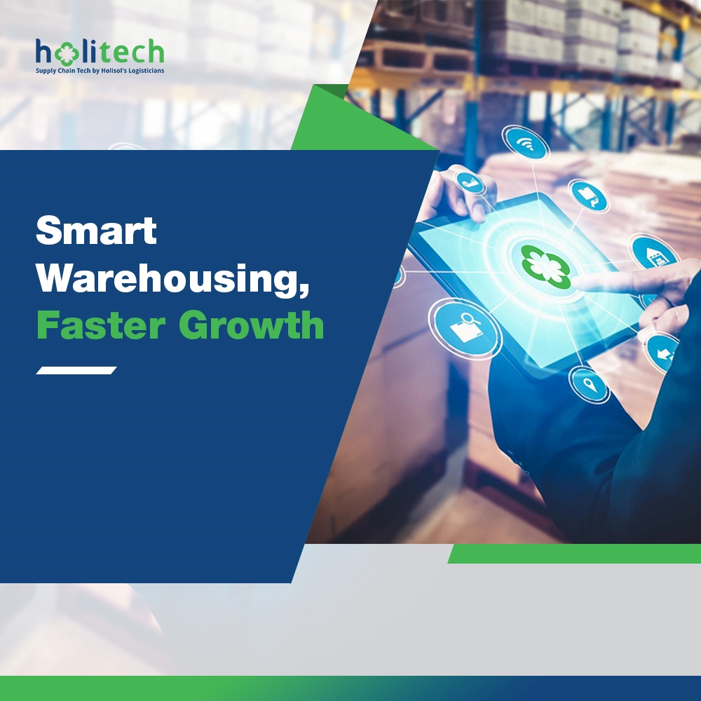 Explore the transformative potential of intelligent warehouse management in optimizing operations and fostering sustainable growth.Our comprehensive solutions harmonize your supply chain to enhance performance and drive profitability contech@holisollogistics.com #smartwarehouse