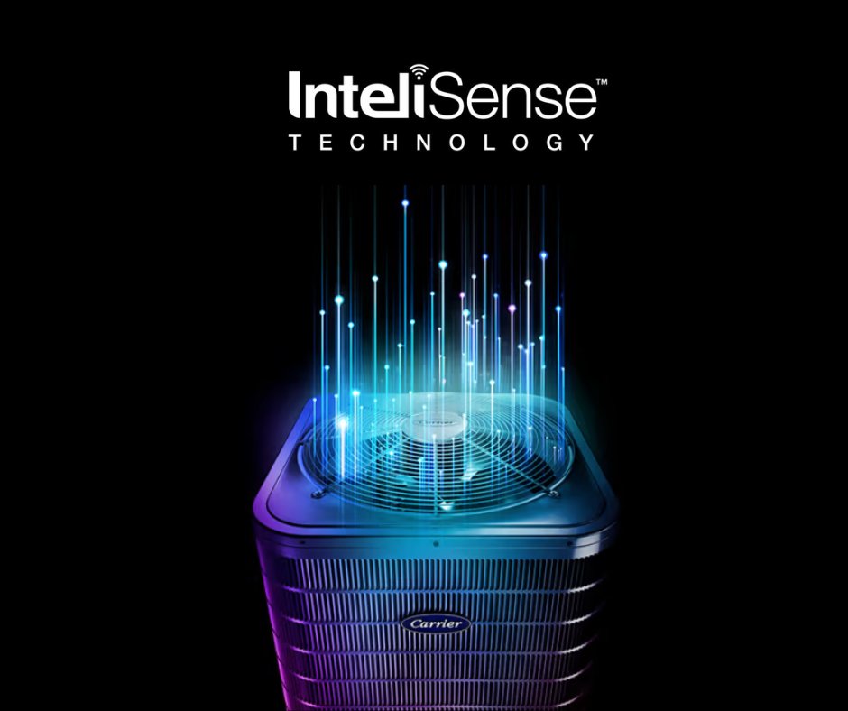 WichitaHeating's tweet photo. Smart HVAC is Here! New, @Carrierathome patent pending InteliSense™ Technology is changing the way we help customers. Exclusively in the Carrier Performance™ Series, InteliSense gives the power of remote diagnostics and real-time updates, meaning peace of mind for you. https://t.co/YK0DEWajdU