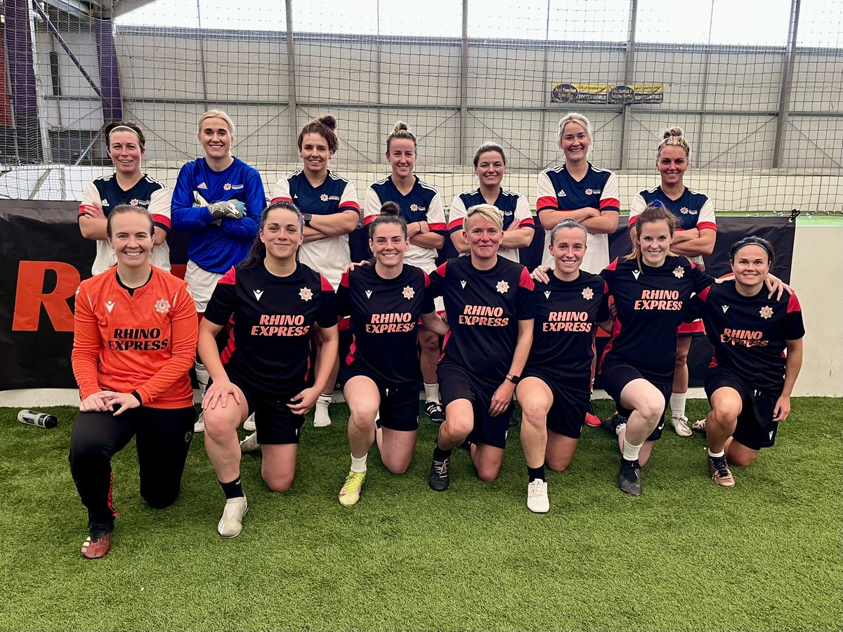 4-1 to Scotland Black but all smiles after the game.