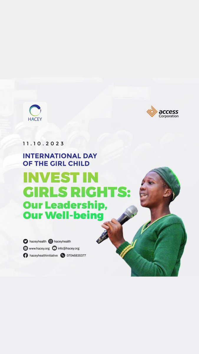 haceydev's tweet photo. 🌟Happy International Day of the Girl Child 2023
Today, we celebrate the strength and boundless potential of girls all around the world. 💪💁♀
We establish that every girl has a Right to her Rights.
#IDOTGC #InternationalDayOfTheGirlChild2023 https://t.co/nCtqgP377L