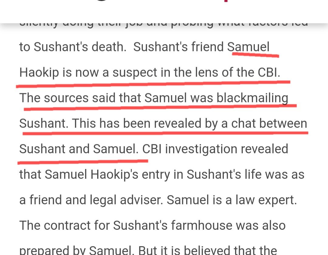 CBI Probe SSR Staff InCustody Wht was this 'blackmail' all about @CBIHeadquarters? Why was this 'suspect' let off w/o any custodial interrogation? #JusticeForSushant️SinghRajput @PMOIndia @DoPTGoI @Copsview @HMOIndia