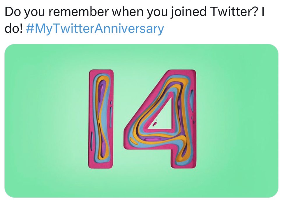 Ik ging even terug naar mijn allereerste twitter account. Sinds 2015 zit die op slot zonder iemand te volgen en zonder volgers.

Afgelopen januari heb ik een feestje gemist 😹 🎉