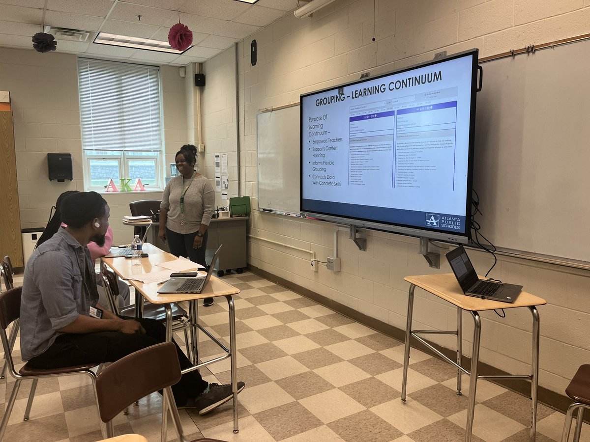 I had a great opportunity to co-facilitate with <a href="/KWBELA/">Mrs. Woods Broughton</a> on how to use MAP Data to support grouping for Small Group Instruction <a href="/APSCarverEC/">Carver Early College</a>. <a href="/CroomsTiauna1/">Tiauna Crooms</a> <a href="/WeemsYolanda/">Yolanda Weems</a> <a href="/Selenaflorence/">Selena Florence, Ed. D.</a>