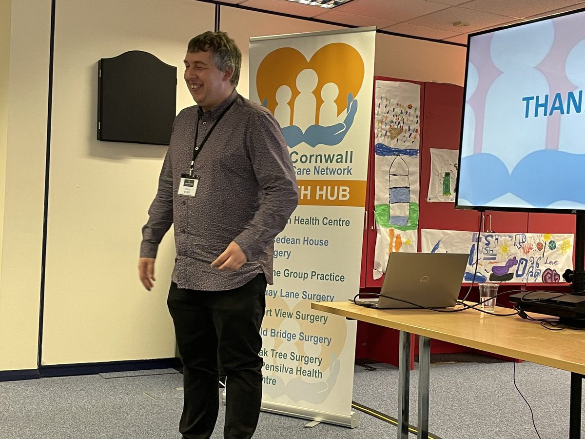 NECornwallICA's tweet photo. Dave outlines the history of and the service provided by the Lighthouse centre including the Food club, cafe, soft play alongside advice https://t.co/JIidZMfCMT