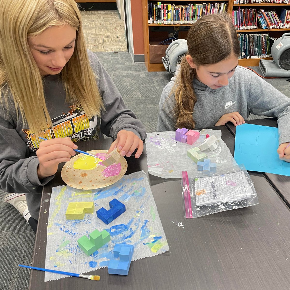 wayne_local's tweet image. 7th graders showcased their creativity this quarter by crafting 3x3x3 puzzle cubes from scratch! Using isometric sketching, snap blocks, and 3-D modeling software, they innovated every step of the way. 🧩✨ #StudentProjects #CreativeDesign