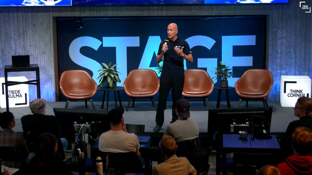 Faculty of Science, University of Helsinki (@kumpulascience) on Twitter photo Science - Technology - Inspiration! #Astronaut <a href="/astro_luca/">Luca Parmitano</a> summed up on the stage of Think Corner <a href="/tiedekulma/">Tiedekulma</a> today what #space has to offer us all.
"ItÂŽs not our business to make money but to ask fundamental questions and bring knowledge and understanding." <a href="/helsinkiuni/">University of Helsinki</a> <a href="/esa/">European Space Agency</a> Science - Technology - Inspiration! #Astronaut <a href="/astro_luca/">Luca Parmitano</a> summed up on the stage of Think Corner <a href="/tiedekulma/">Tiedekulma</a> today what #space has to offer us all.
"ItÂŽs not our business to make money but to ask fundamental questions and bring knowledge and understanding." <a href="/helsinkiuni/">University of Helsinki</a> <a href="/esa/">European Space Agency</a>