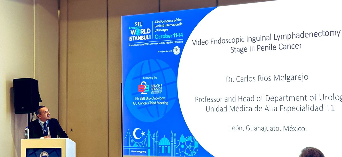 colmexuro's tweet photo. Amazing topic from our professor @urologorios 

#SIU2023
#Turkey 🇹🇷 
#Istanbul 
#UroSoMe 
@SIU_urology 
@so_uro 
@ResidentesCMUN https://t.co/NpCPnghvIX