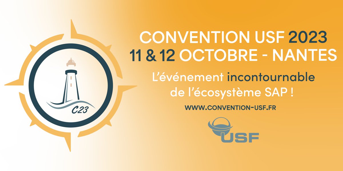 Convention <a href="/USF_officiel/">USF</a> 2023
Ne manquez pas notre atelier RETEX "Déploiement #EDI fournisseurs, les clés du succès" avec <a href="/Novaresteam/">Novares Group</a>, qui présentera sa stratégie et son approche des défis liés aux projets d'#onboarding.
RDV à 18h15 au Club Atlantique !