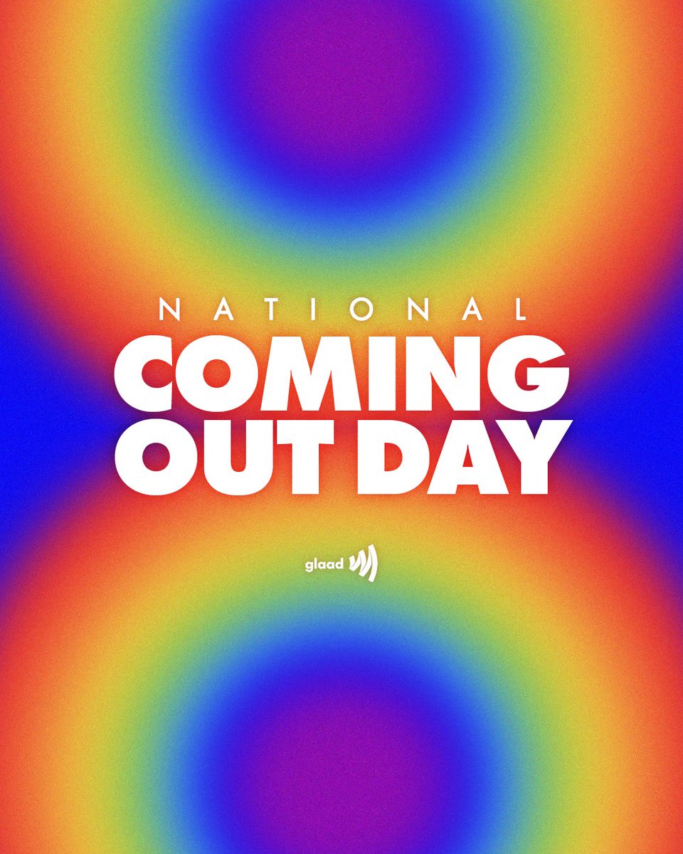 HAPPY NATIONAL COMING OUT DAY! 🏳️‍🌈🏳️‍⚧️